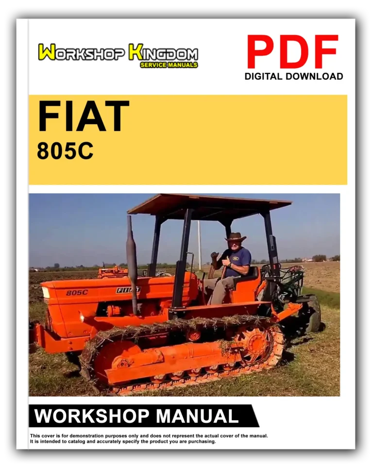FIAT 805C Workshop Repair Service Manual – English – PDF Download