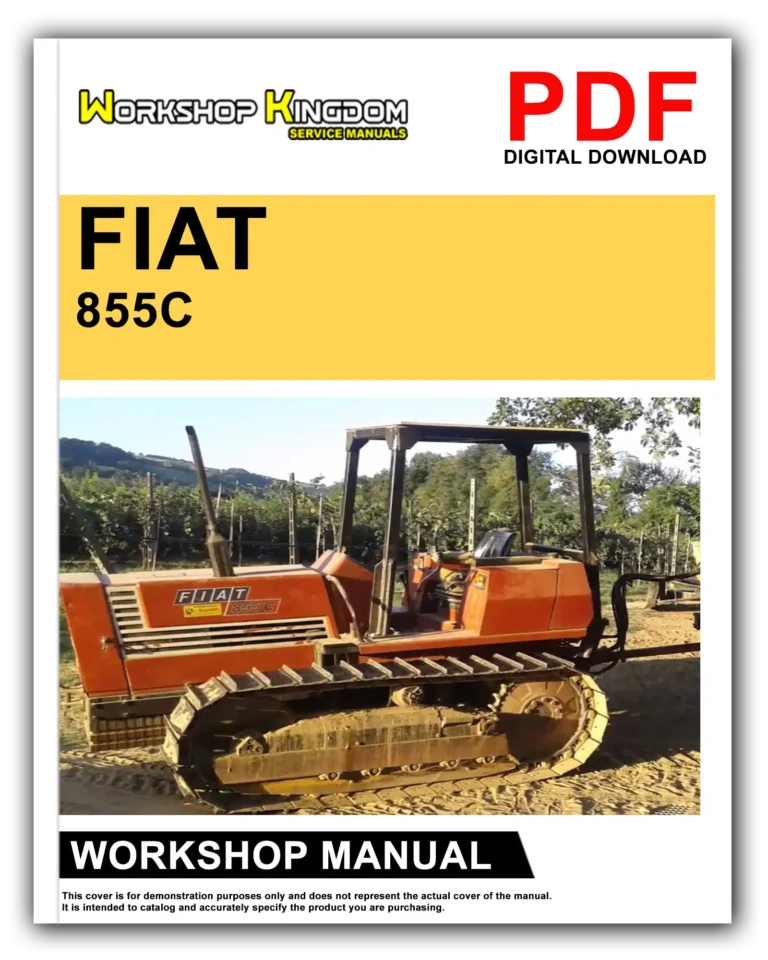 FIAT 855C 955C 85-55 95-55 Workshop Repair Service Manual – English – PDF Download