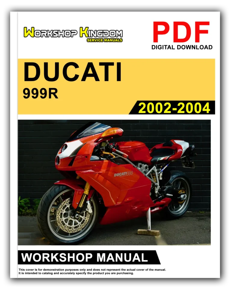 DUCATI 999R S04 (2002-2004) Workshop Repair Service Manual – English – PDF Download