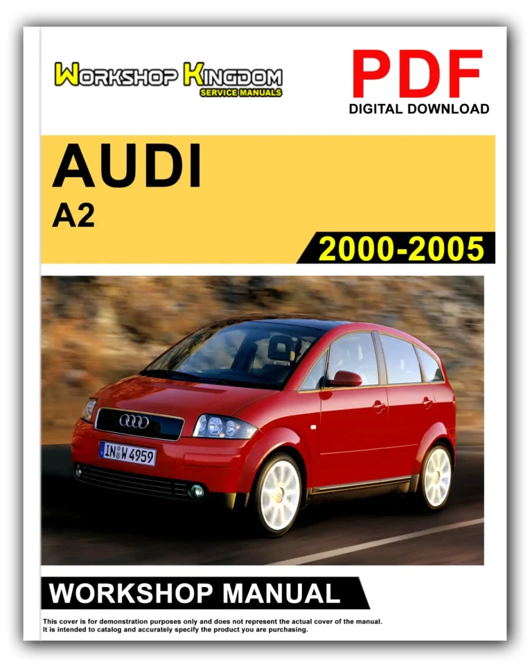 AUDI A2 (2000-2005) Workshop Repair Service Manual – English – PDF Download
