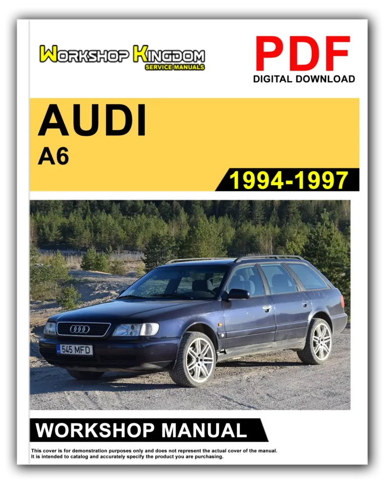 AUDI A6 (1994-1997) Workshop Repair Service Manual – English – PDF Download
