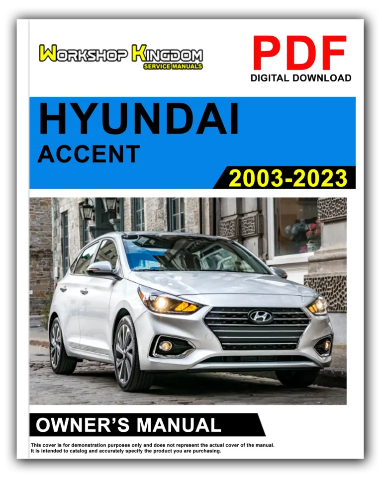 HYUNDAI ACCENT (2003-2023) Owner’s Manual – English – PDF Download