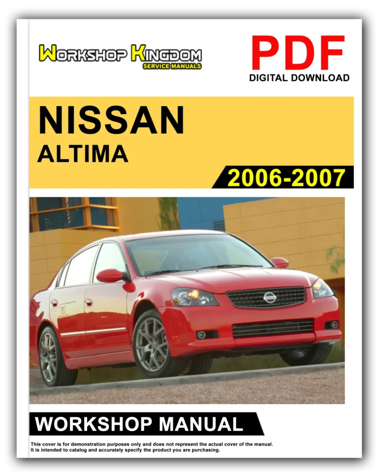 NISSAN ALTIMA (2006-2007) Workshop Repair Service Manual – English – PDF Download