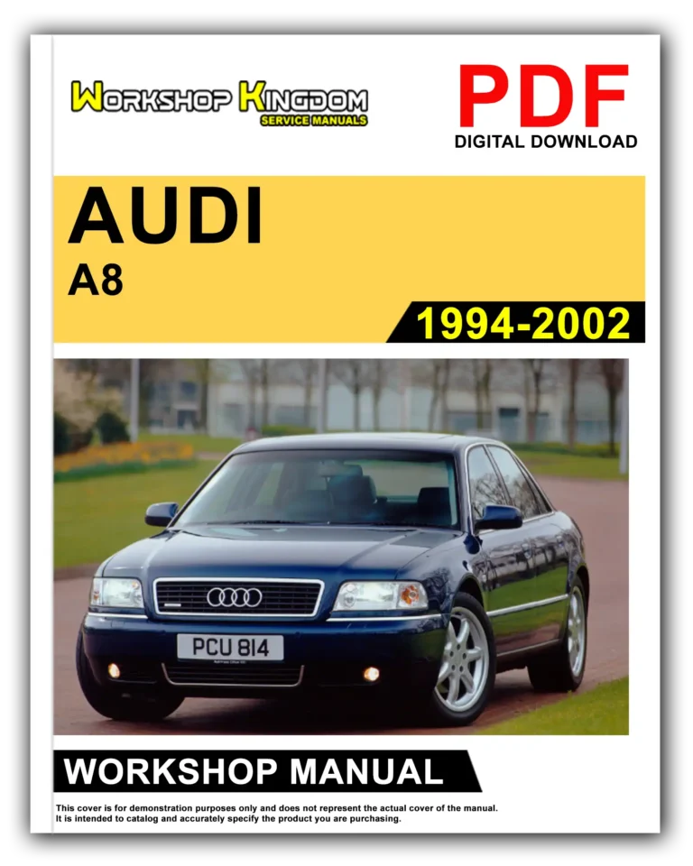 AUDI A8 (1994-2002) Workshop Repair Service Manual – English – PDF Download