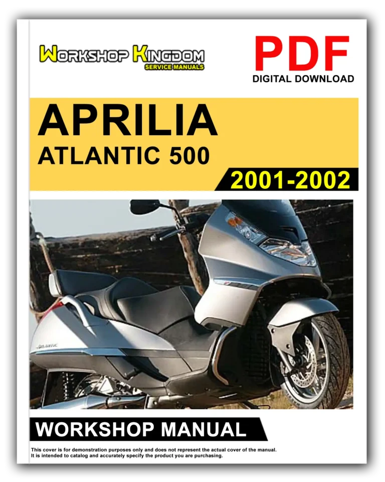 APRILIA ATLANTIC 500 (2001-2002) Workshop Repair Service Manual – English – PDF Download