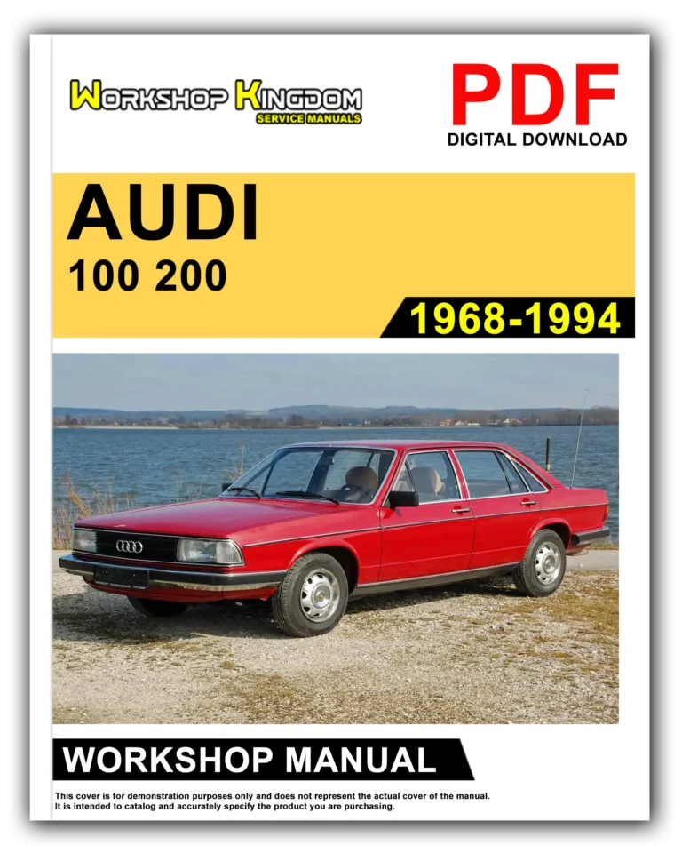 AUDI 100 200 (1968-1994) Workshop Repair Service Manual – English – PDF Download