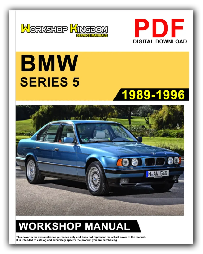 BMW SERIES 5 (1989-1996) Workshop Repair Service Manual – English – PDF Download