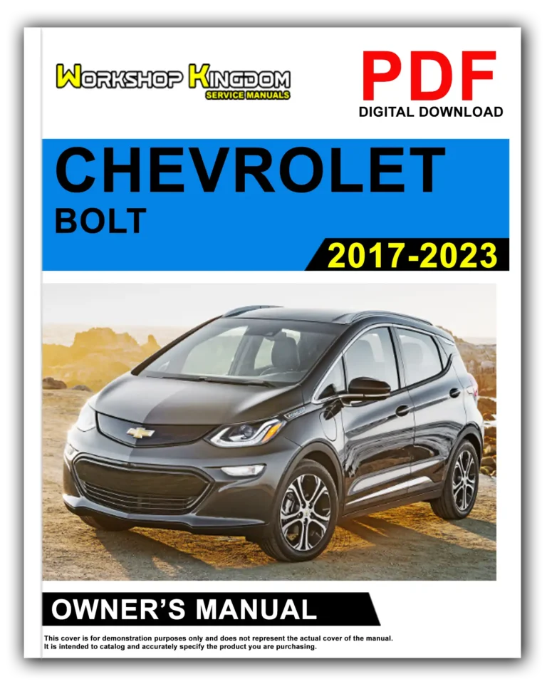 CHEVROLET BOLT (2017-2023) Owner’s Manual – English – PDF Download