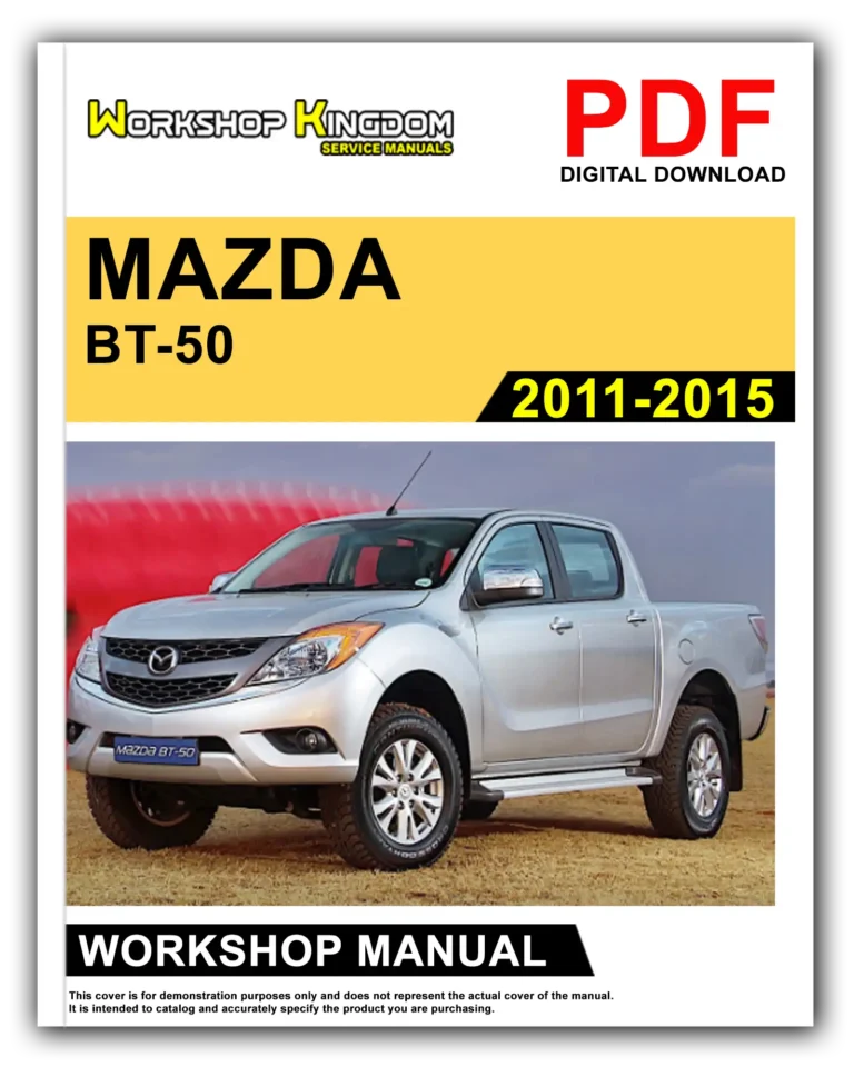 MAZDA BT-50 (2011-2015) Workshop Repair Service Manual – English – PDF Download