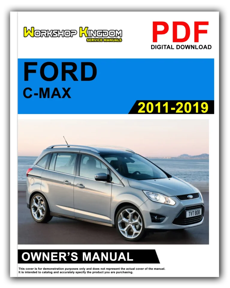 FORD C-MAX (2011-2019) Owner’s Manual – English – PDF Download