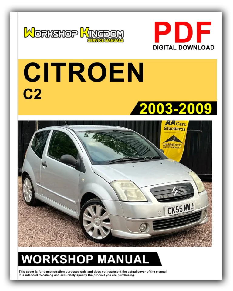 CITROEN C2 (2003-2009) Workshop Repair Service Manual – English – PDF Download