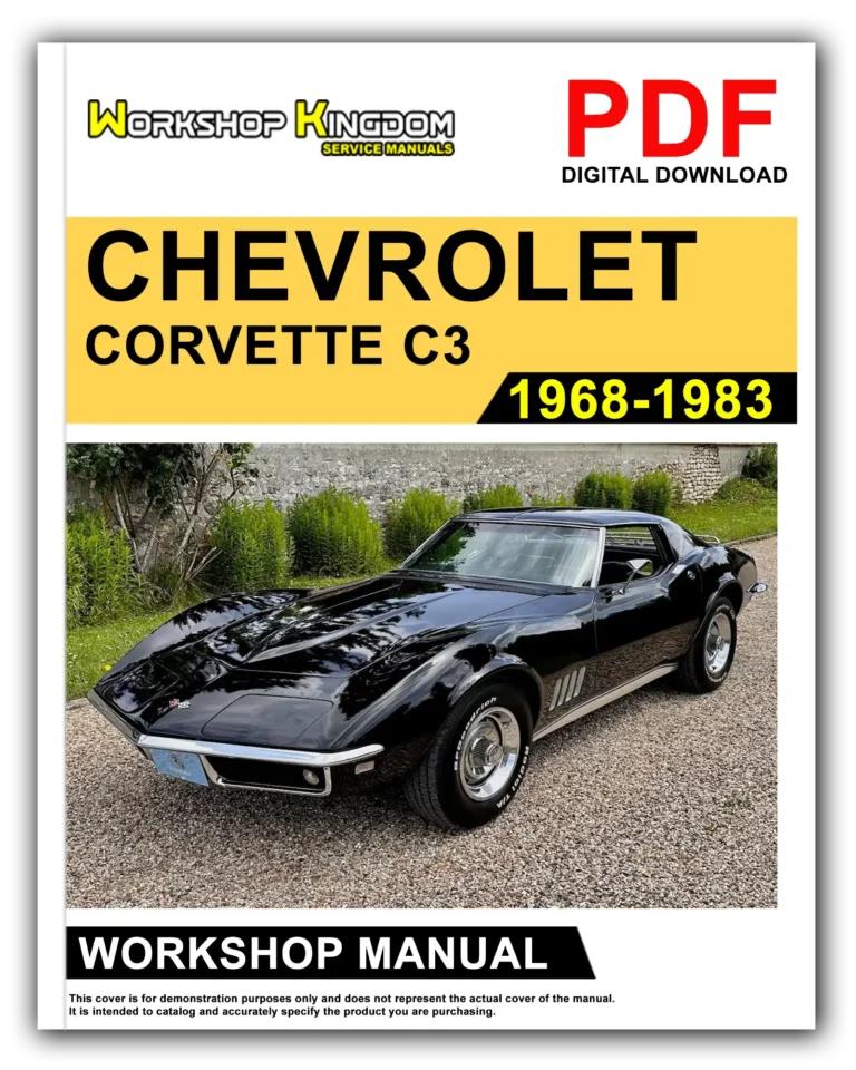 CHEVROLET CORVETTE C3 (1968-1983) Workshop Repair Service Manual – English – PDF Download