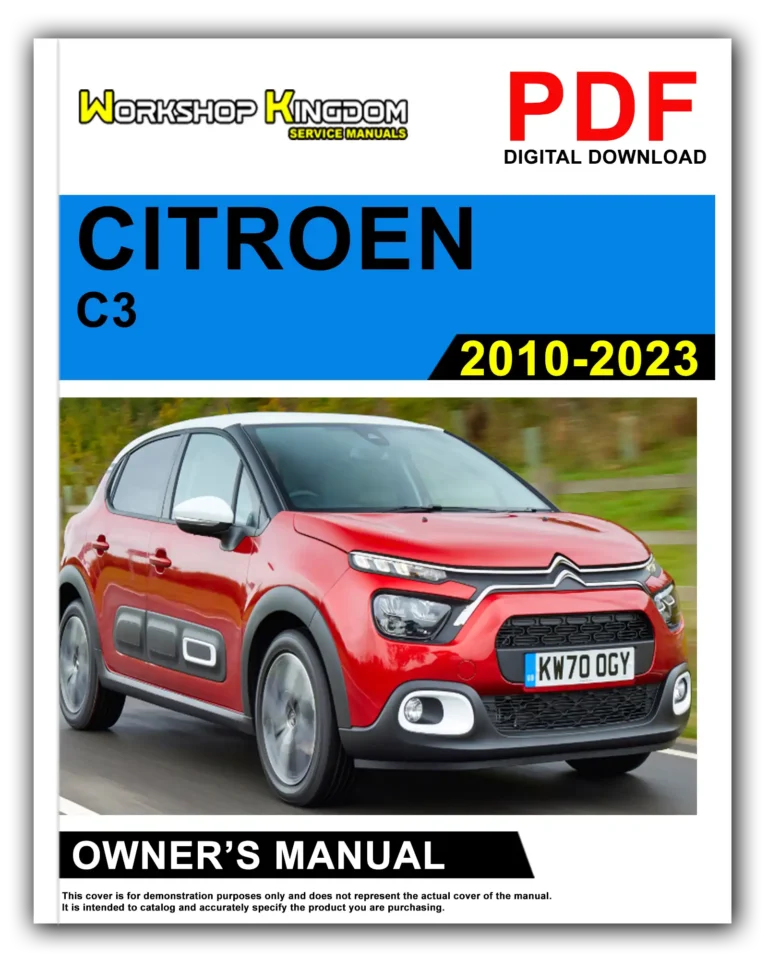 CITROEN C3 (2010-2023) Owner’s Manual – English – PDF Download