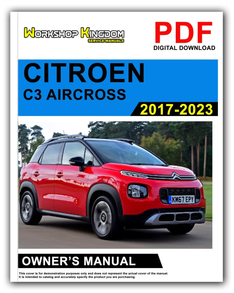 CITROEN C3 AIRCROSS (2017-2023) Owner’s Manual – English – PDF Download