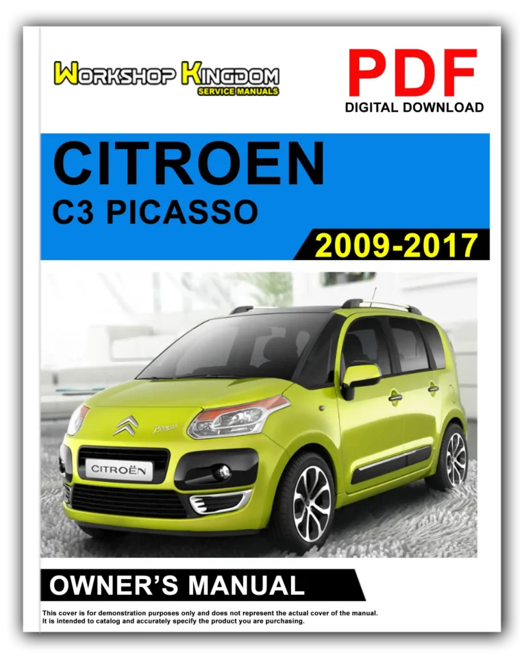 CITROEN C3 PICASSO (2009-2017) Owner’s Manual – English – PDF Download