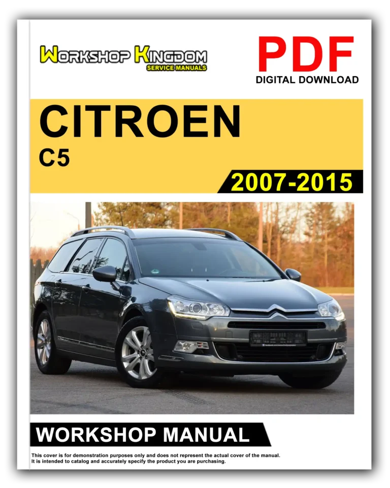 CITROEN C5 (2007-2015) Workshop Repair Service Manual – English – PDF Download