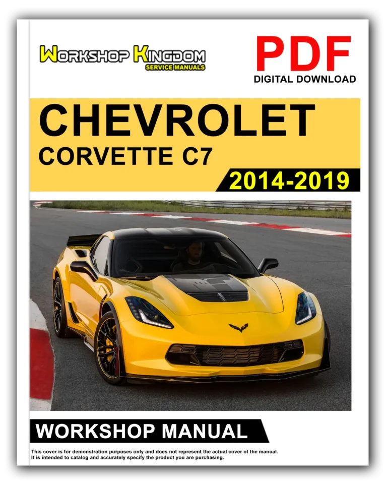 CHEVROLET CORVETTE C7 (2014-2019) Workshop Repair Service Manual – English – PDF Download