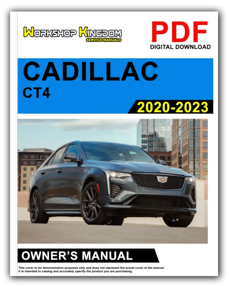 CADILLAC CT4 (2020-2023) Owner’s Manual – English – PDF Download
