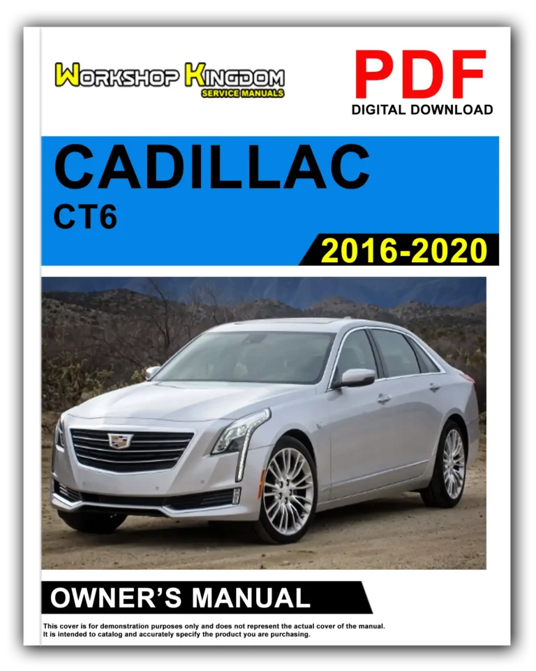 CADILLAC CT6 (2016-2020) Owner’s Manual – English – PDF Download