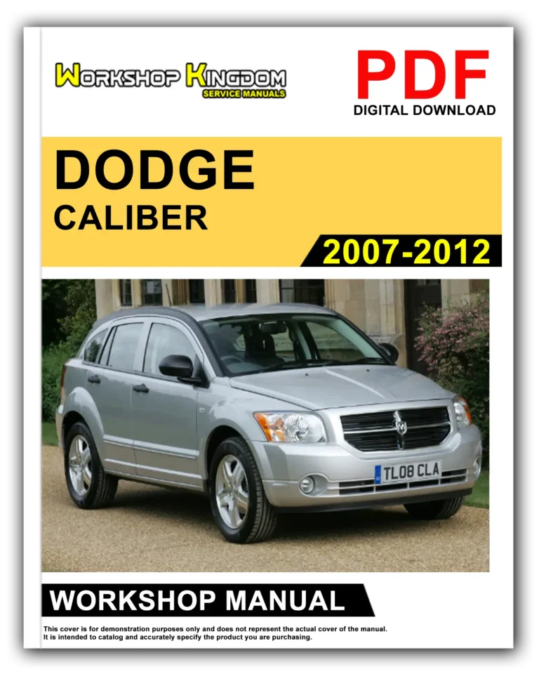 DODGE CALIBER (2007-2012) Workshop Repair Service Manual – English – PDF Download