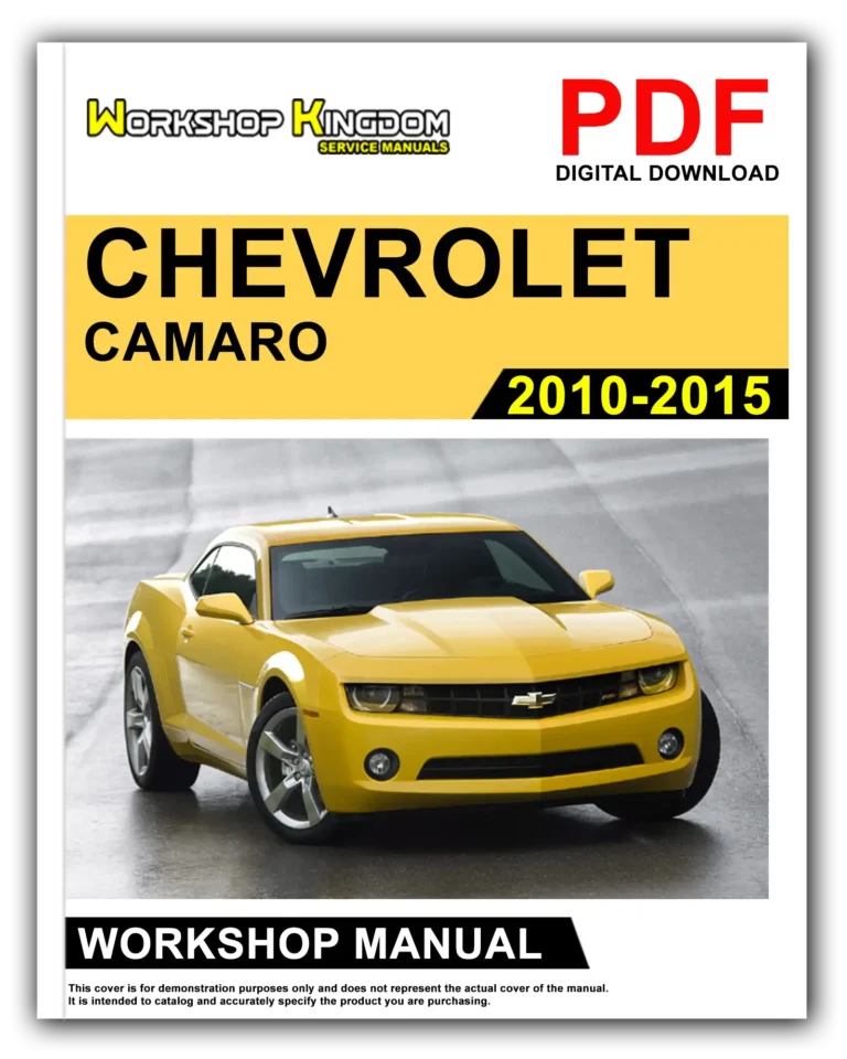 CHEVROLET CAMARO (2010-2015) Workshop Repair Service Manual – English – PDF Download