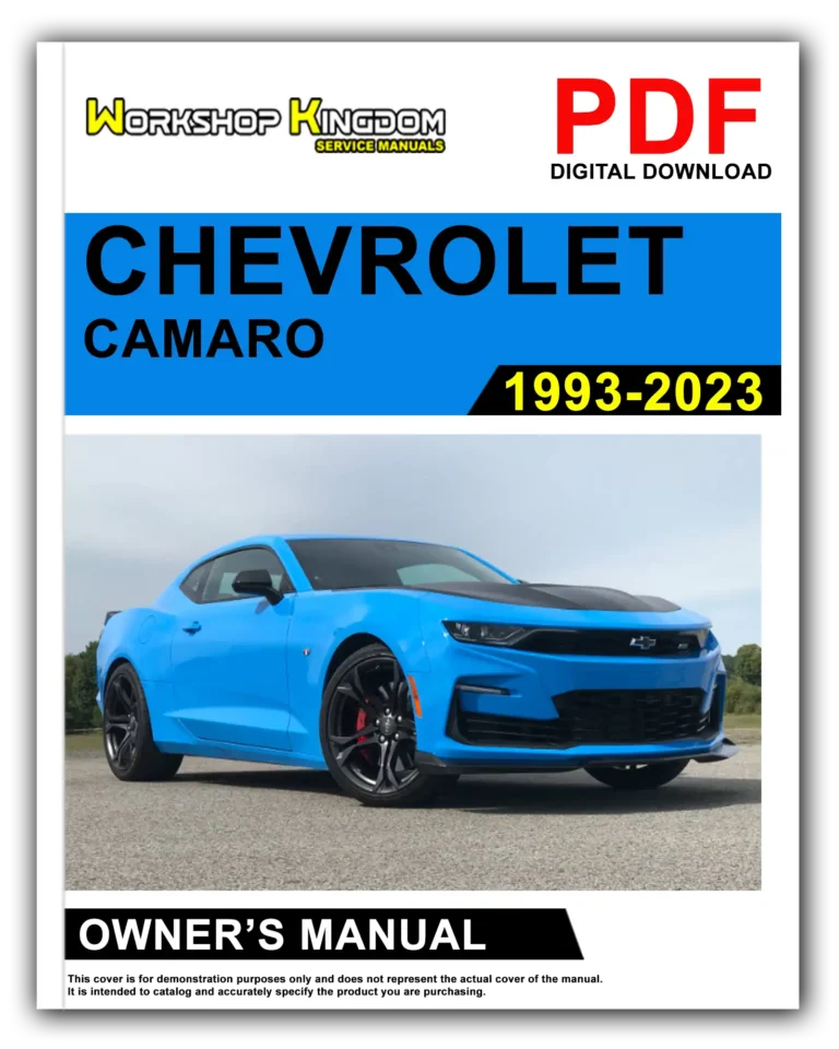 CHEVROLET CAMARO (1993-2023) Owner’s Manual – English – PDF Download