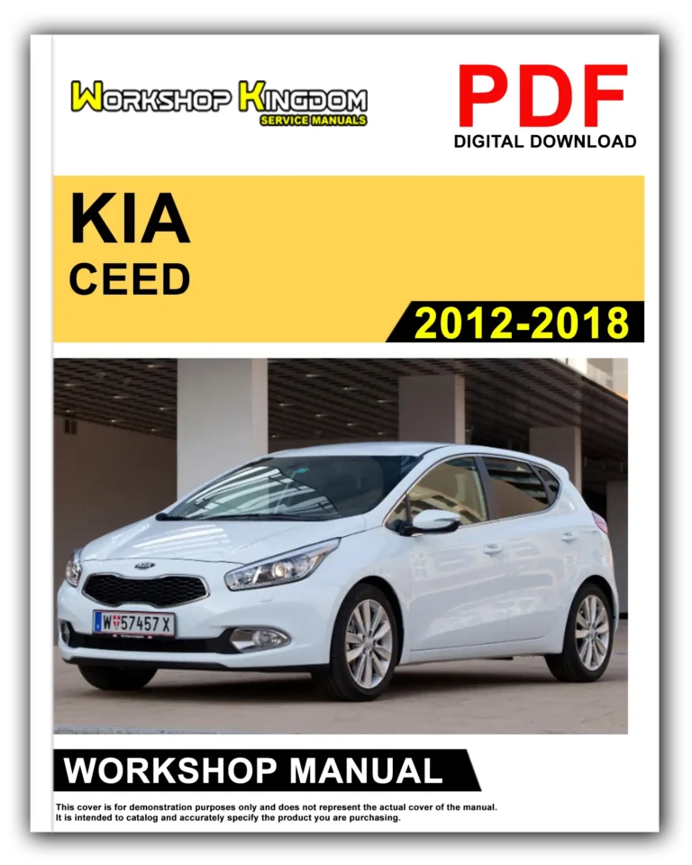KIA CEED (2012-2018) Workshop Repair Service Manual – English – PDF Download