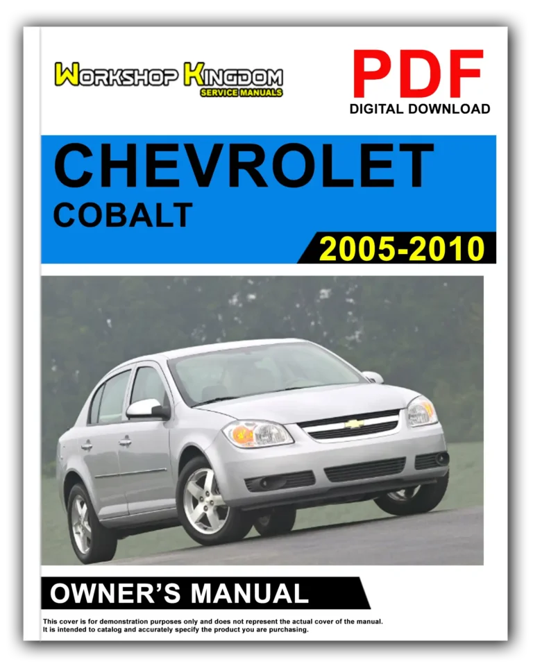 CHEVROLET COBALT (2005-2010) Owner’s Manual – English – PDF Download