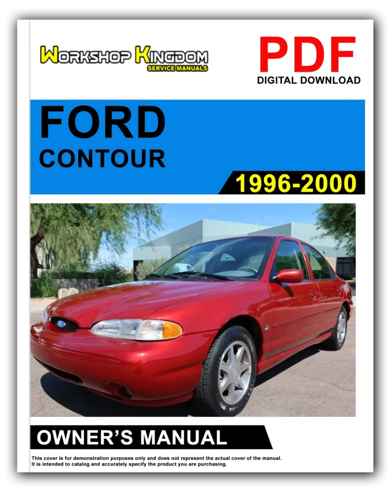 FORD CONTOUR (1996-2000) Owner’s Manual – English – PDF Download