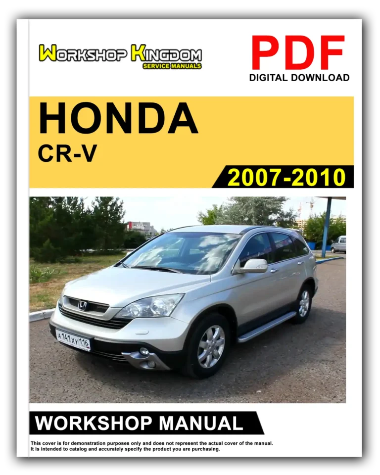 HONDA CR-V (2007-2010) Workshop Repair Service Manual – English – PDF Download