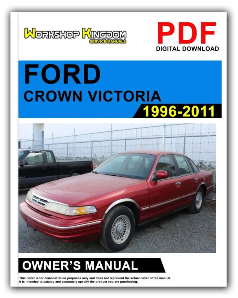 FORD CROWN VICTORIA (1996-2011) Owner’s Manual – English – PDF Download