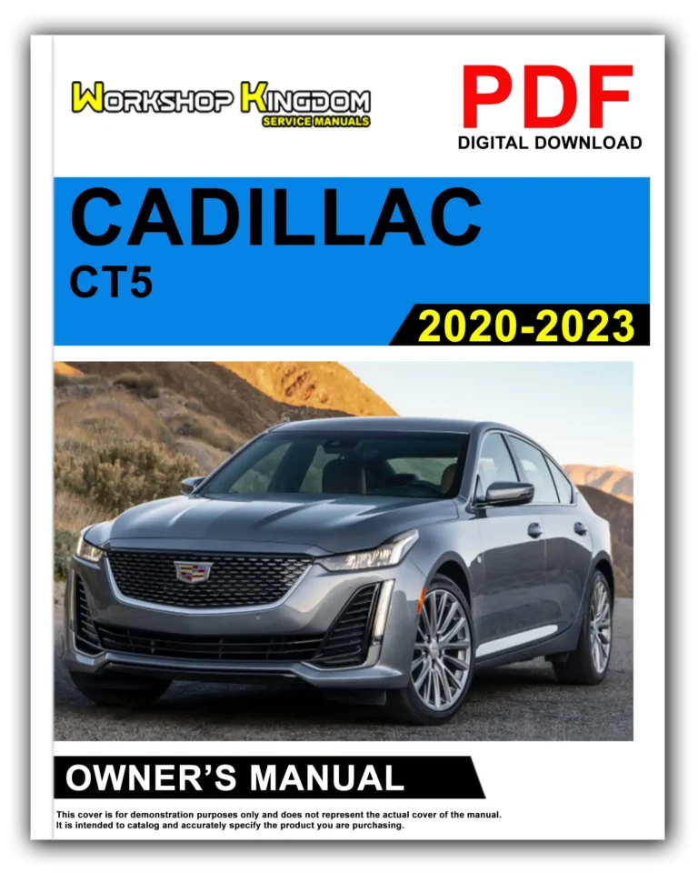CADILLAC CT5 (2020-2023) Owner’s Manual – English – PDF Download