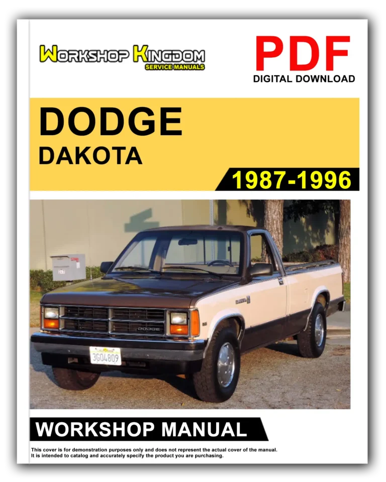 DODGE DAKOTA (1987-1996) Workshop Repair Service Manual – English – PDF Download