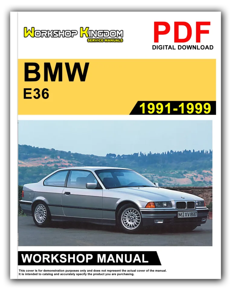 BMW E36 (1991-1999) Workshop Repair Service Manual – English – PDF Download