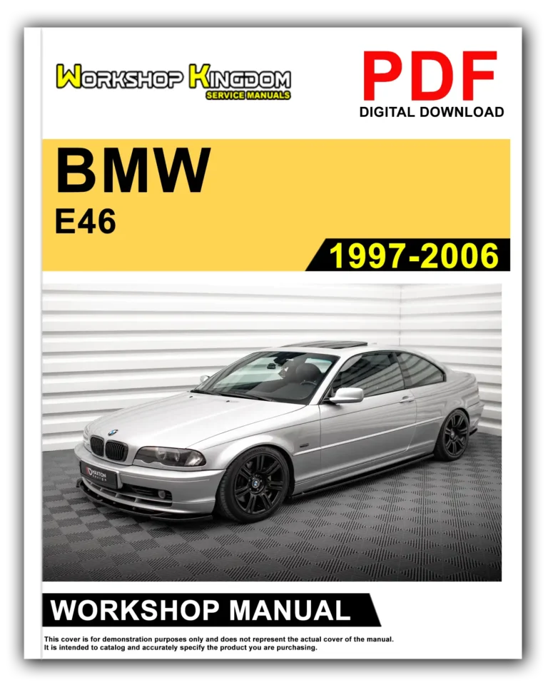 BMW E46 (1997-2006) Workshop Repair Service Manual – English – PDF Download