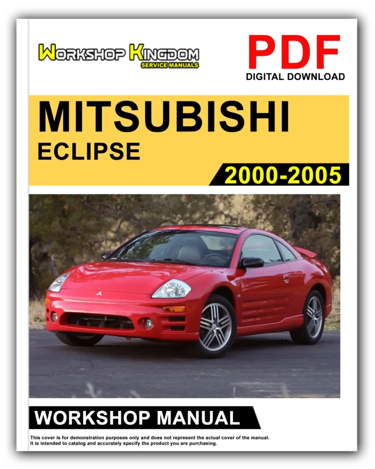 MITSUBISHI ECLIPSE (2000-2005) Workshop Repair Service Manual – English – PDF Download
