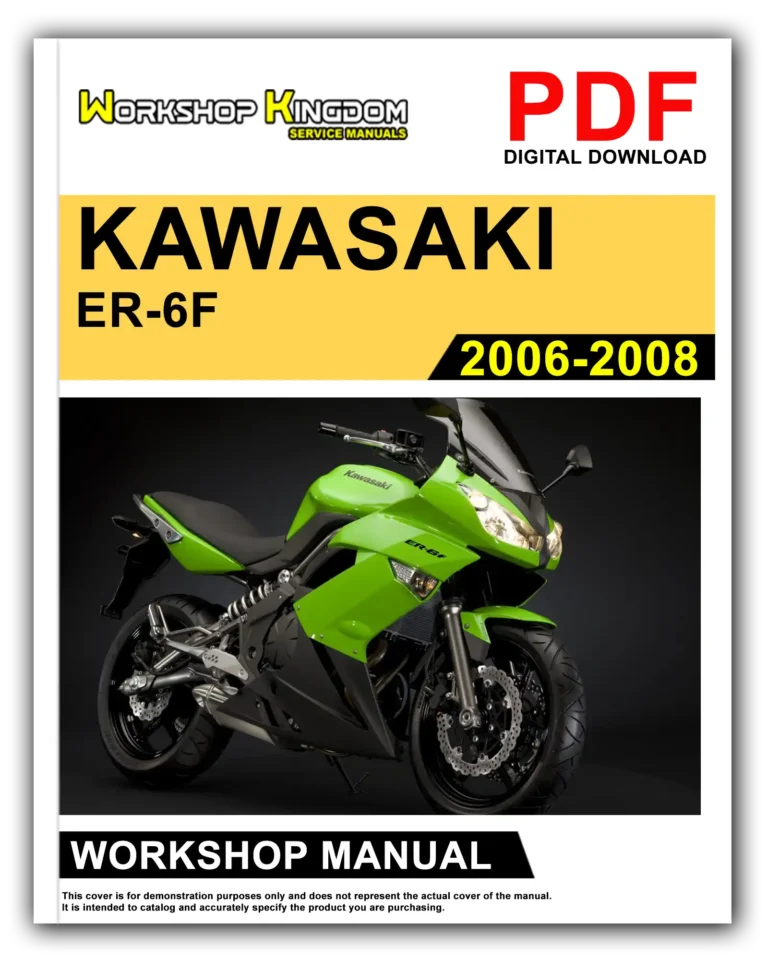 KAWASAKI ER-6F (2006-2008) Workshop Repair Service Manual – English – PDF Download