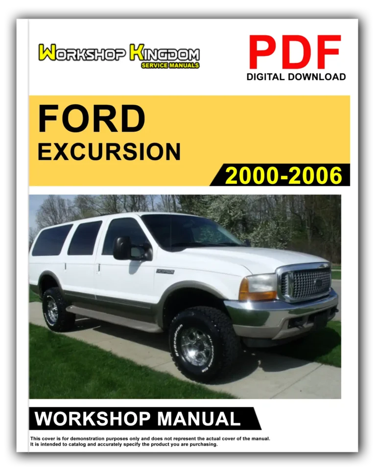 FORD EXCURSION (2000-2006) Workshop Repair Service Manual – English – PDF Download