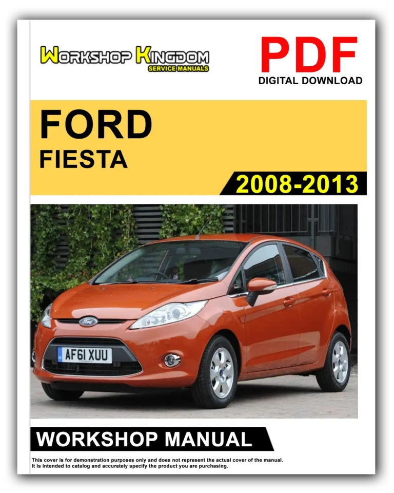FORD FIESTA (2008-2013) Workshop Repair Service Manual – English – PDF Download