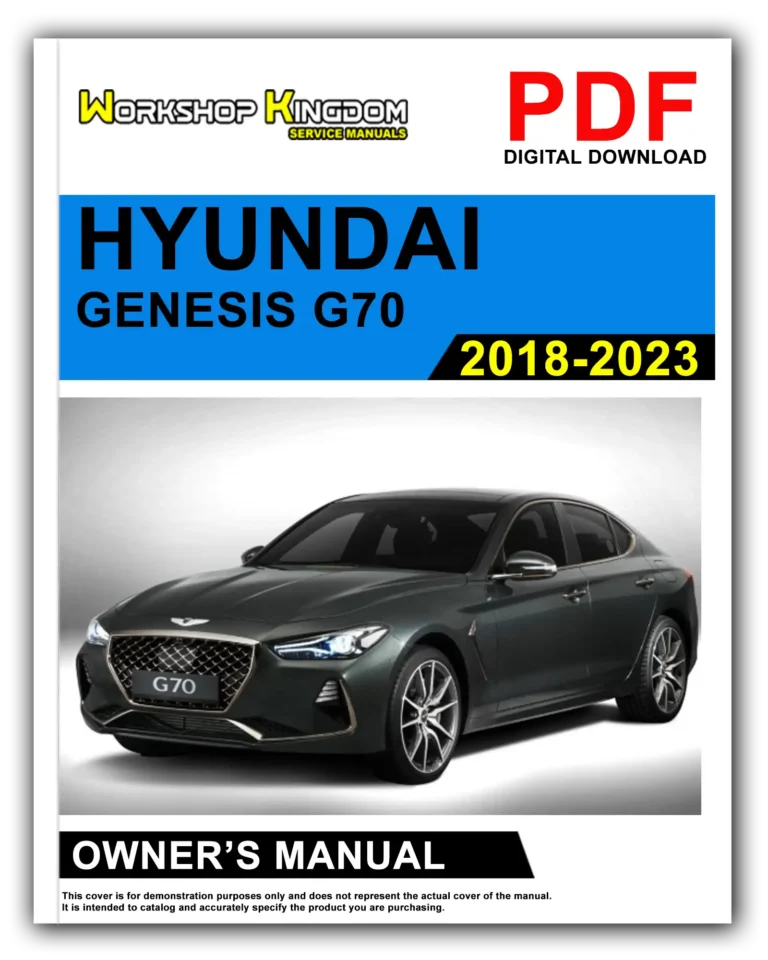 HYUNDAI GENESIS G70 (2018-2023) Owner’s Manual – English – PDF Download