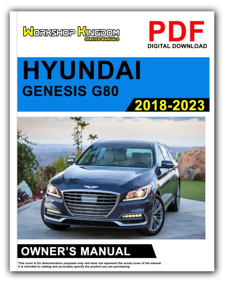 HYUNDAI GENESIS G80 (2018-2023) Owner’s Manual – English – PDF Download