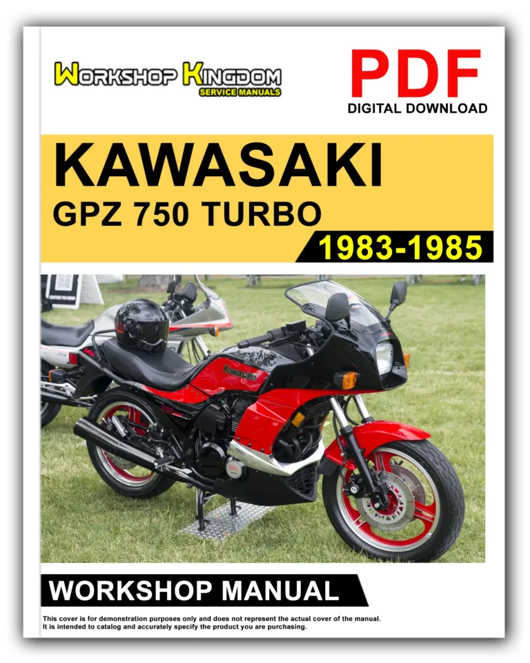 KAWASAKI GPZ 750 TURBO (1983-1985) Workshop Repair Service Manual – English – PDF Download