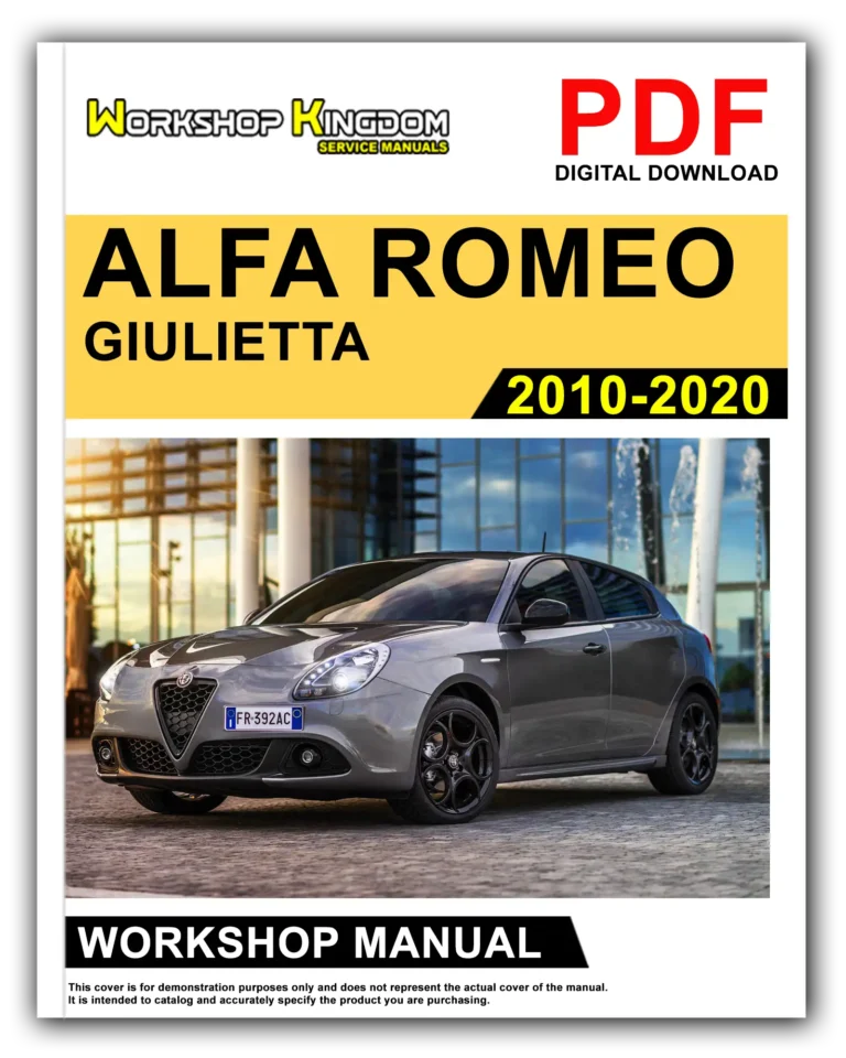 ALFA ROMEO GIULIETTA (2010-2020) Workshop Repair Service Manual – English – PDF Download