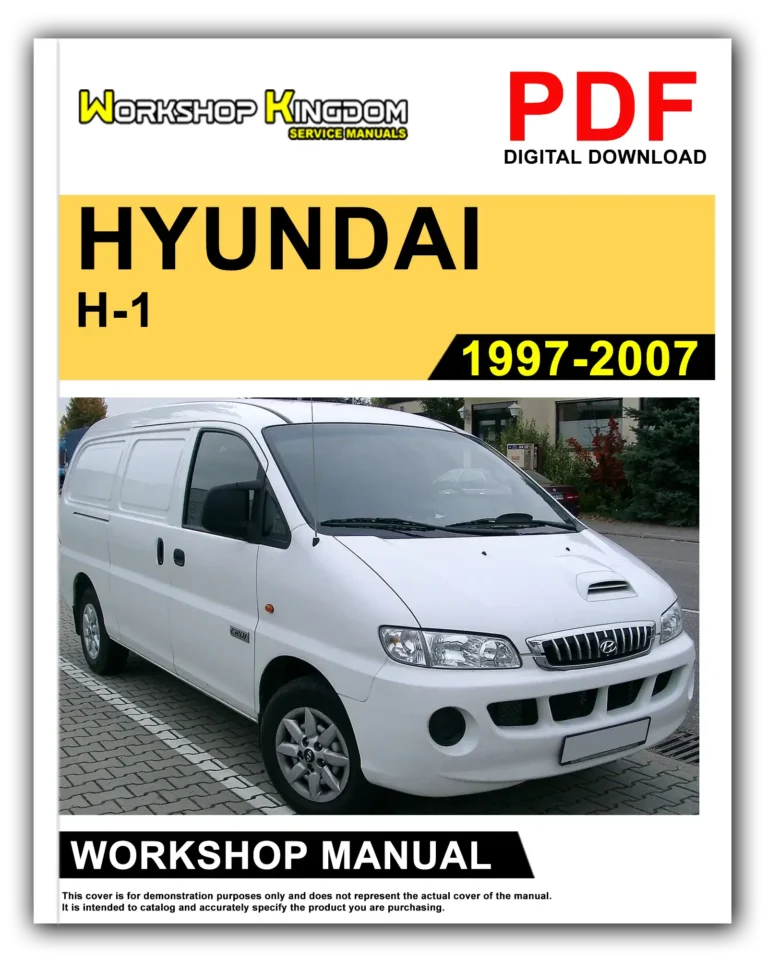 HYUNDAI H-1 (1997-2007) Workshop Repair Service Manual – English – PDF Download