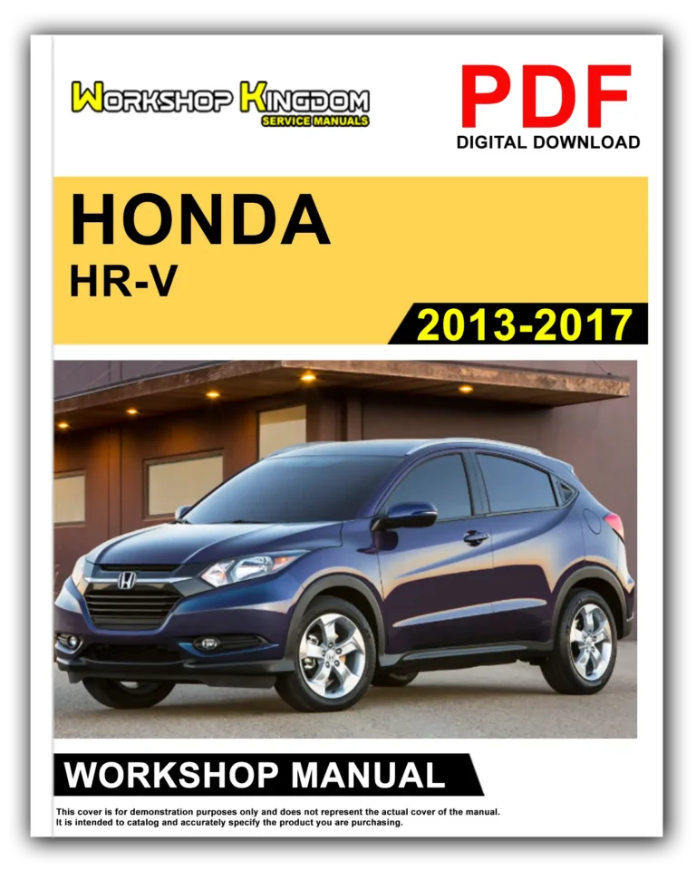HONDA HR-V (2013-2017) Workshop Repair Service Manual – English – PDF Download