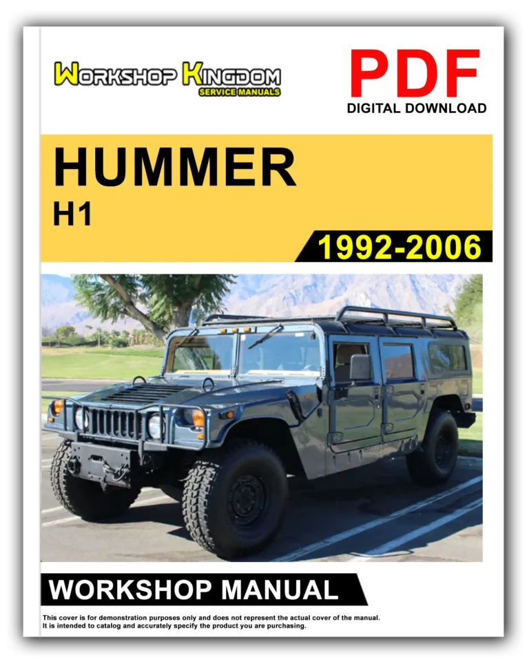 HUMMER H1 (1992-2006) Workshop Repair Service Manual – English – PDF Download