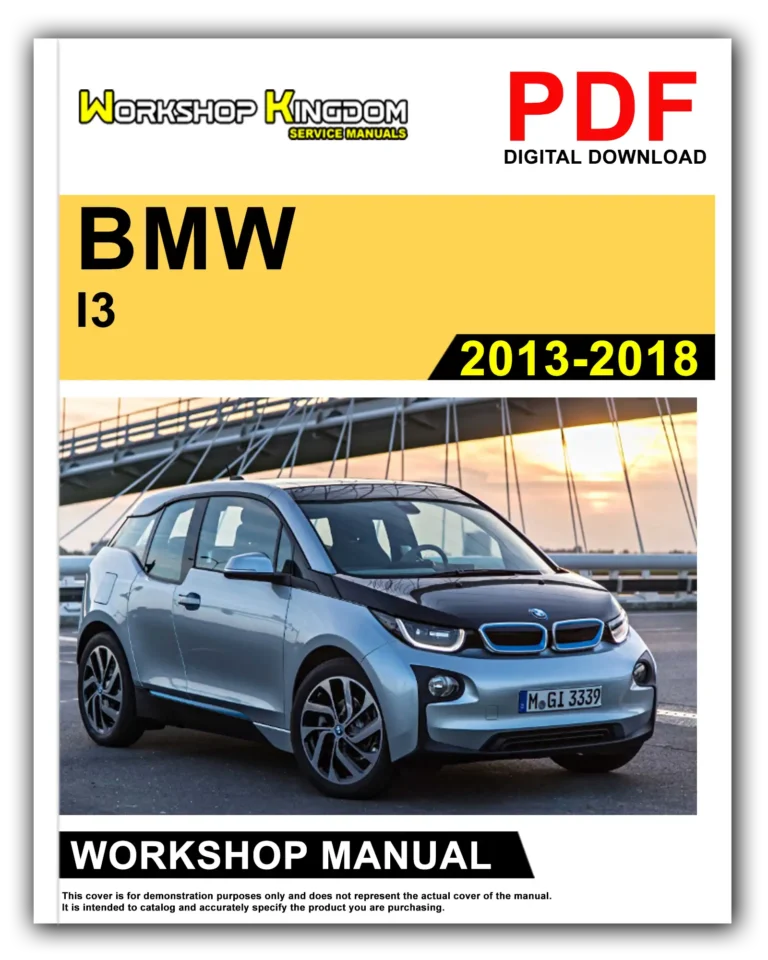 BMW I3 (2013-2018) Workshop Repair Service Manual – English – PDF Download