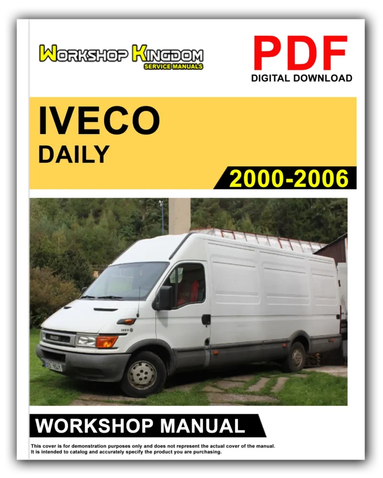 IVECO DAILY (2000-2006) Workshop Repair Service Manual – English – PDF Download
