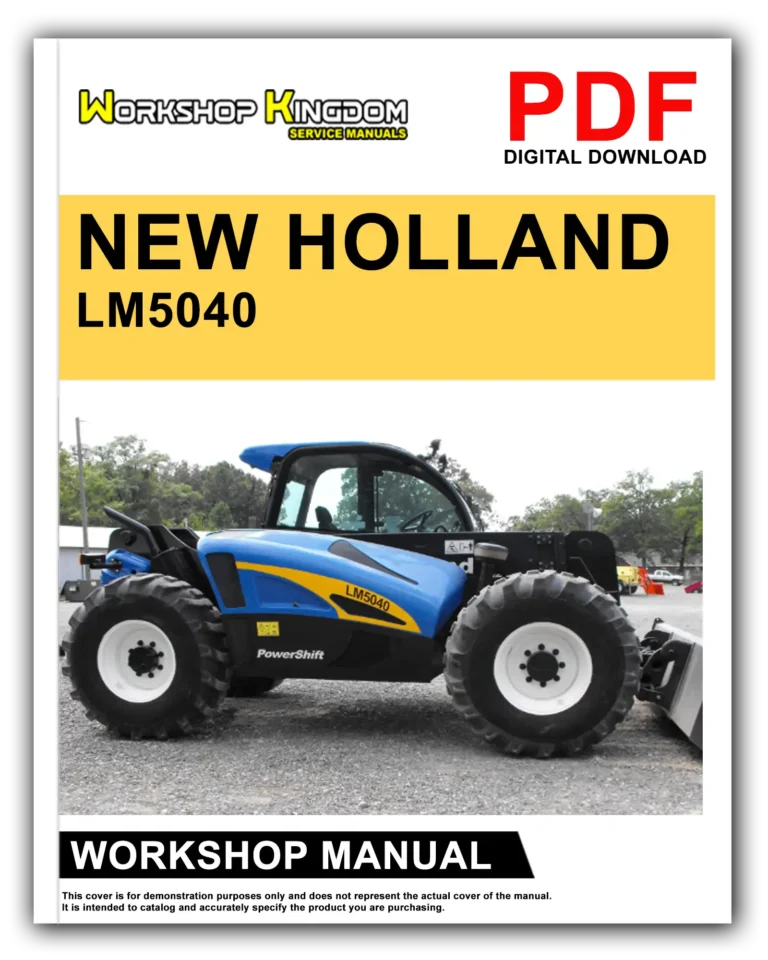NEW HOLLAND LM5040 LM5060 LM5080 Workshop Repair Service Manual – English – PDF Download