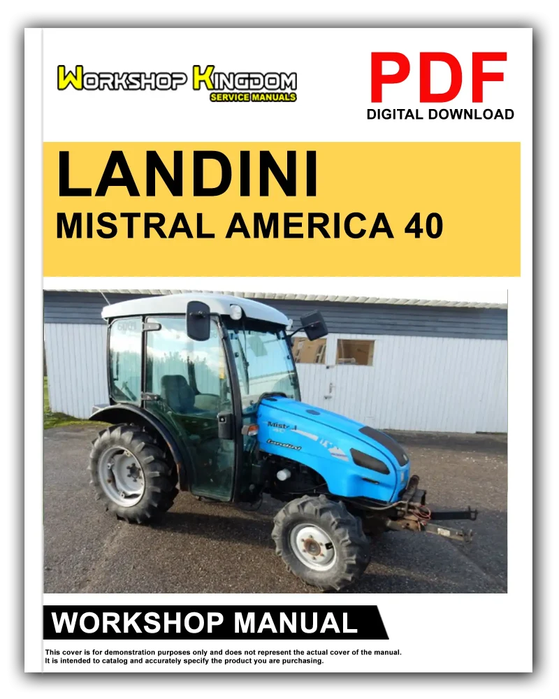 LANDINI MISTRAL AMERICA 40 45 50 Workshop Manual